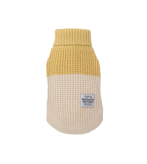 MANDARINE BROTHERS バイカラーニット/BICOLOR KNIT
